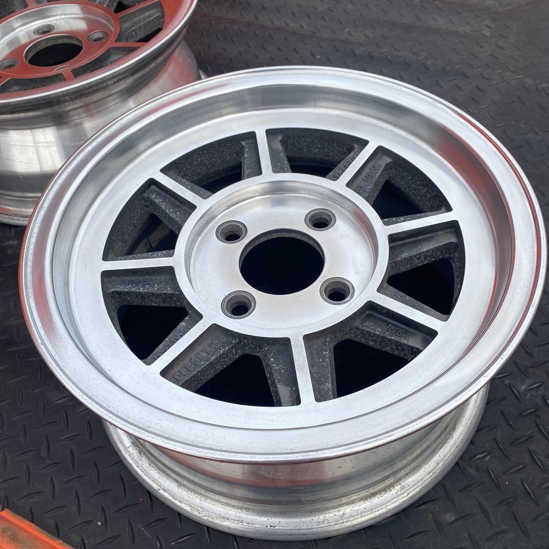 ハヤシレーシング アルミホイール 当時物の深リム