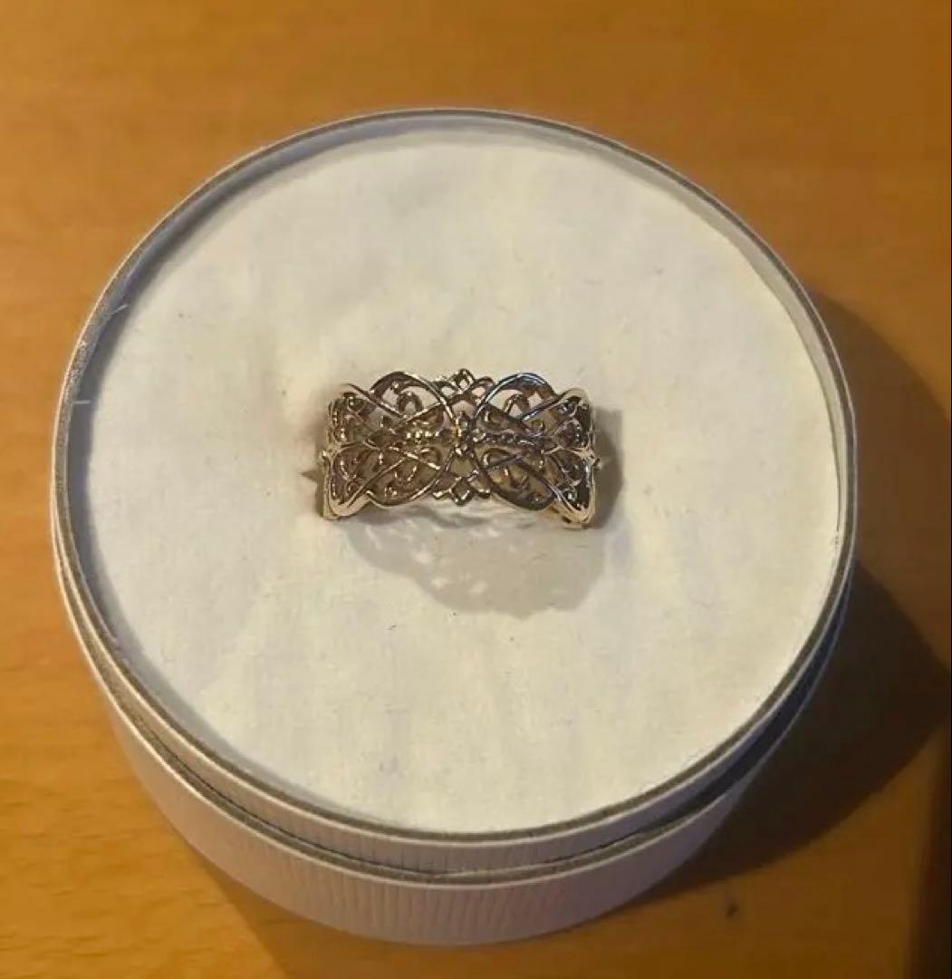 だ*ち様 アガット　クラシック　透かしリング　13号