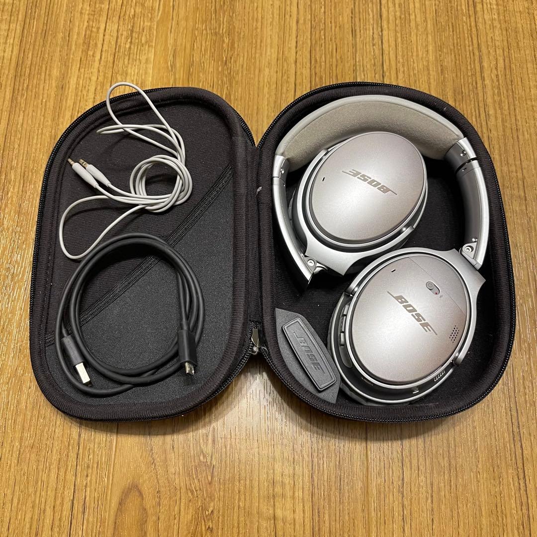 美品！ BOSE QUIETCOMFORT35 ll シルバー ヘッドホン