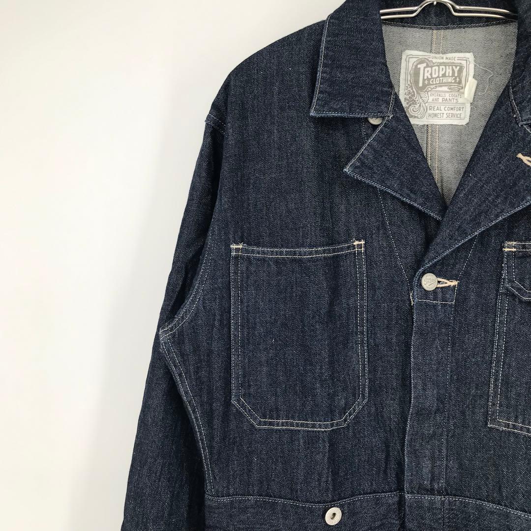 トロフィークロージング　オールインワン　つなぎ　38　インディゴ