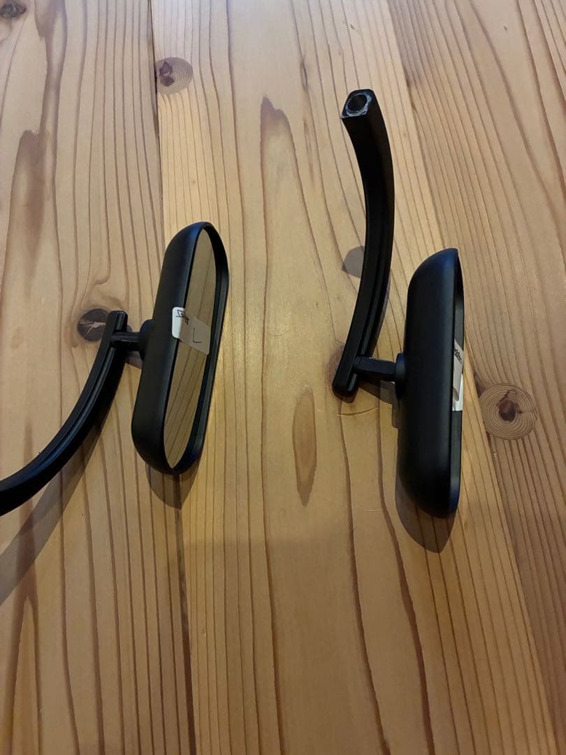 ブラック ハーレーバイクミラー アレンネス