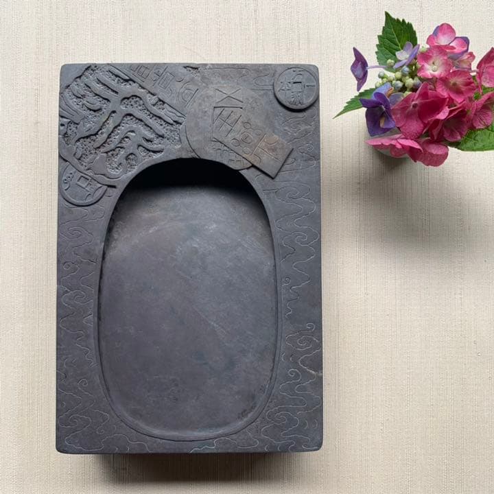 両面使える♡古めの端渓硯　No.103