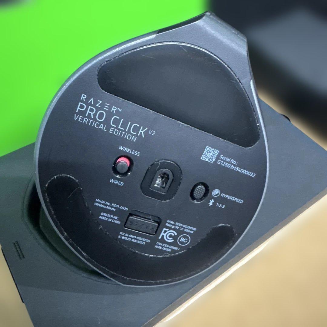 マウス・トラックボール Razer Pro Click V2 Vertical Edition