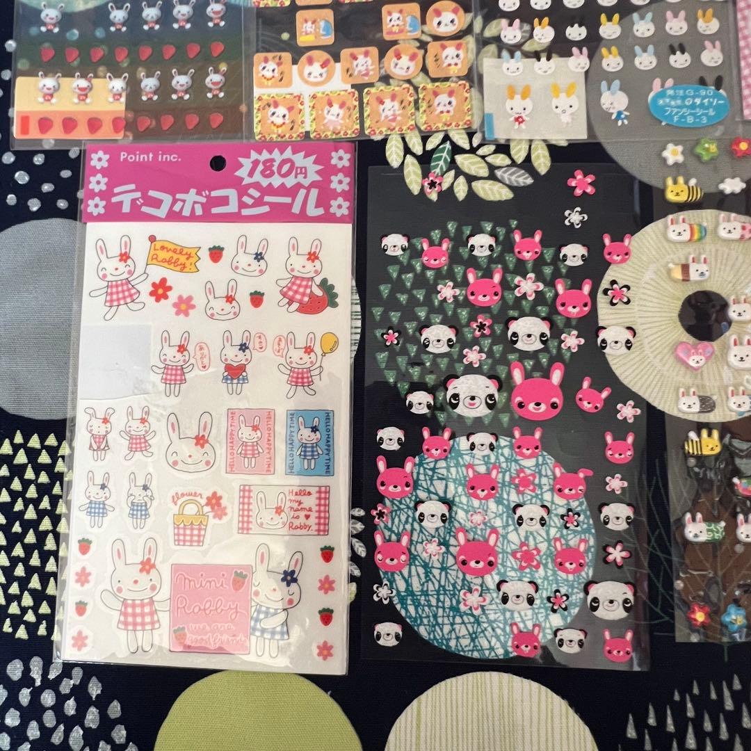 うさぎ シール MIND WAVE SEALS ステッカー セット 平成レトロ
