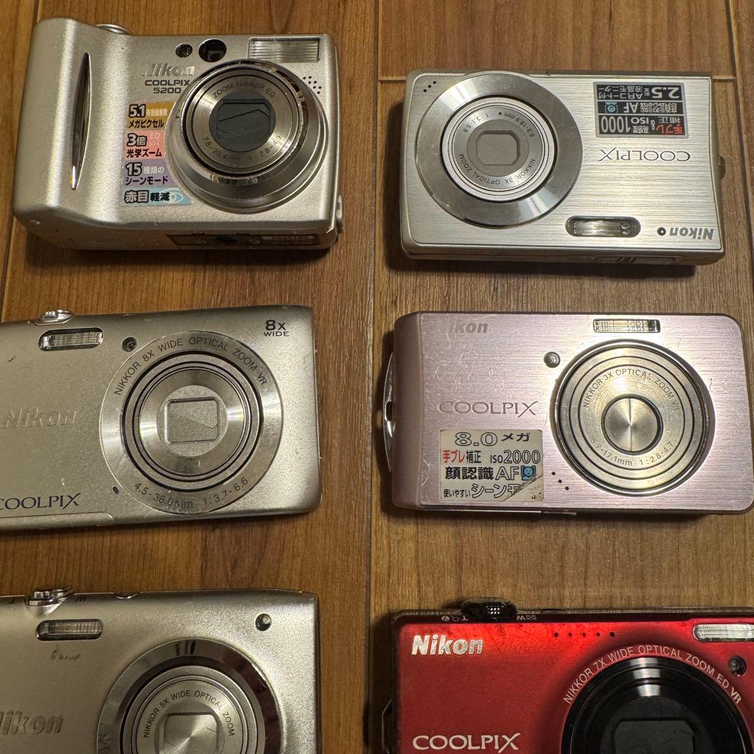 ジャンク12台セット NIKON COOLPIX デジタルカメラ