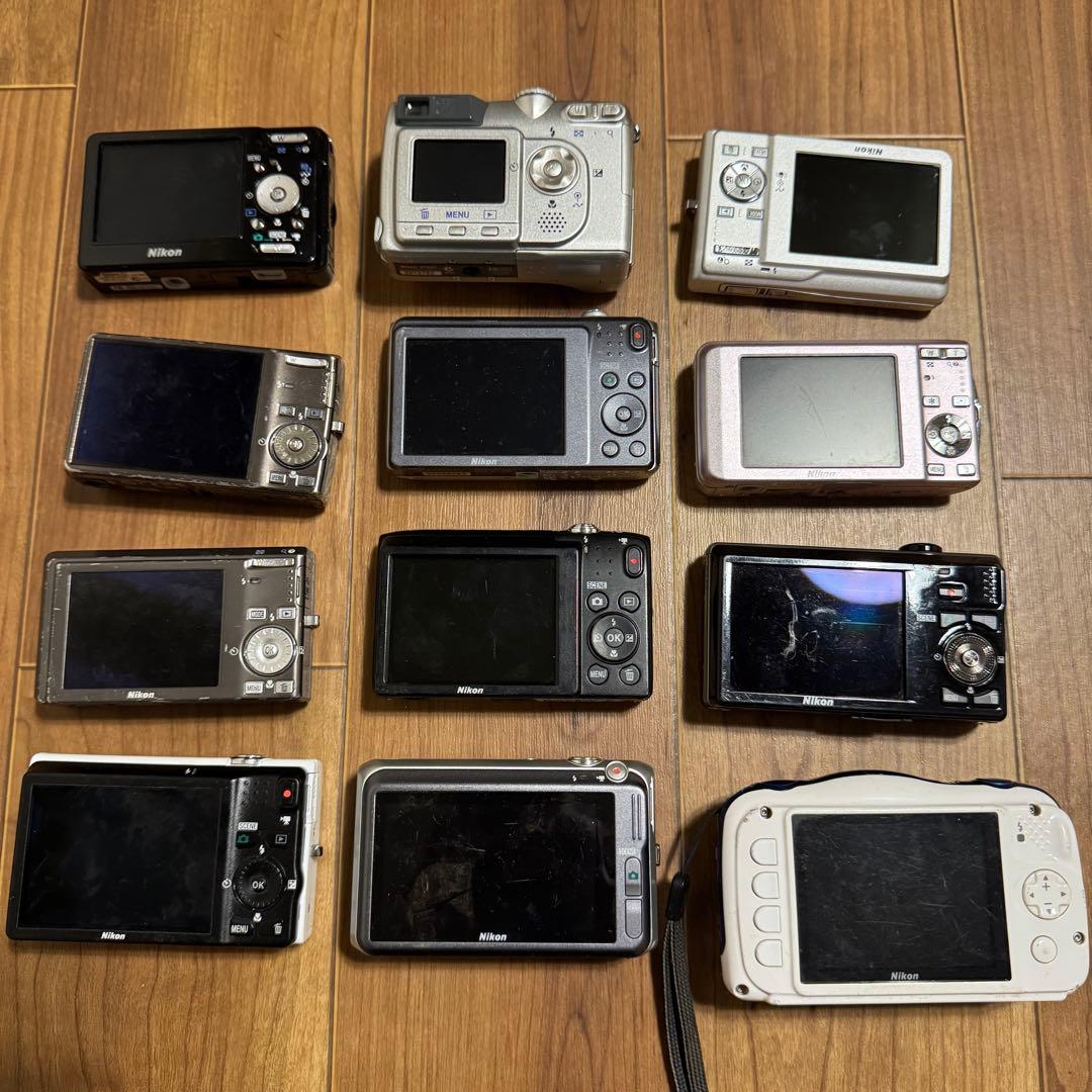 ジャンク12台セット NIKON COOLPIX デジタルカメラ
