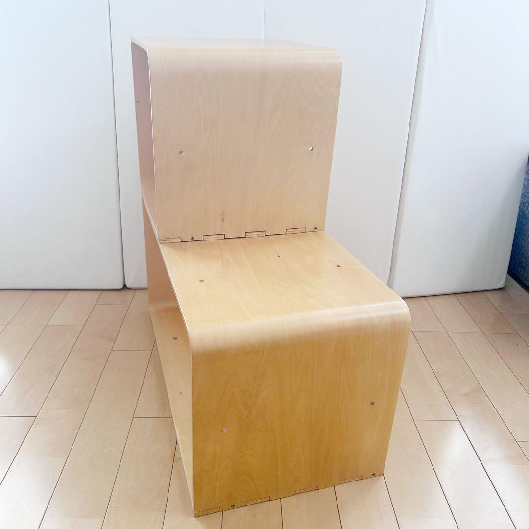 曲木ユニットボックス　ナチュラル　スクエア