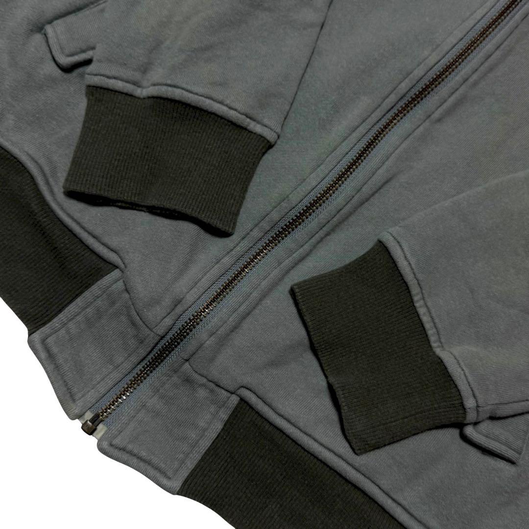 CUNE 16連 うさぎ サークル ロゴ プリント スウェット ブルゾン M