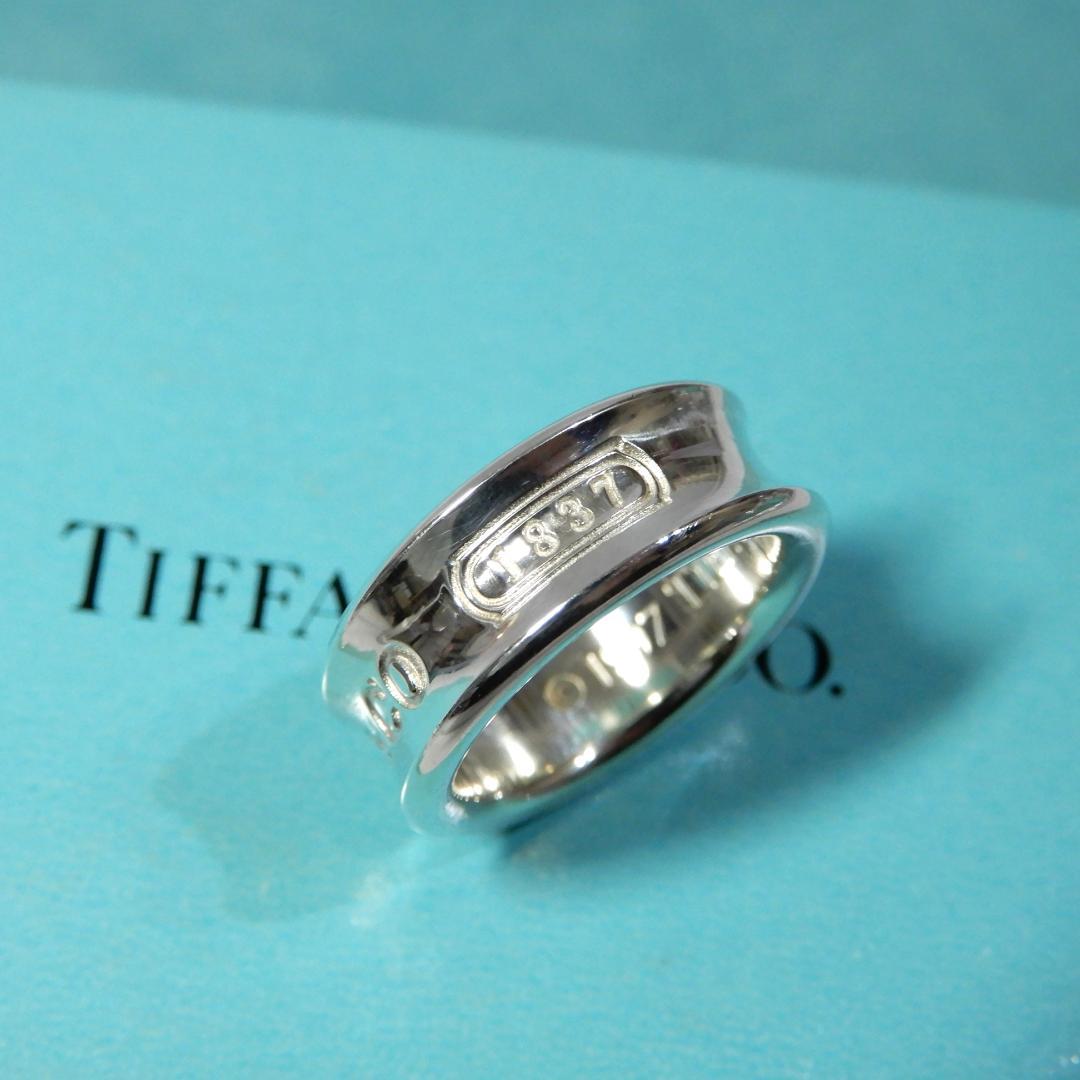 ティファニー　ナロー リング　7号 1837 シルバー　A02