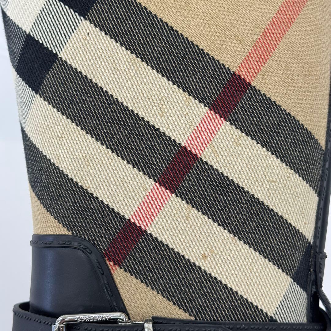 Burberry バーバリー ヴィンテージチェック レインブーツ 23サイズ