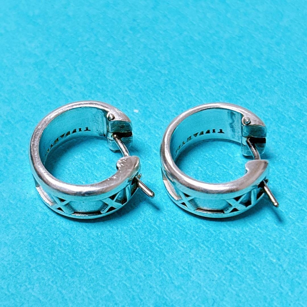 【美品】Tiffany ティファニー ミニ アトラス 両耳 ピアス SV926