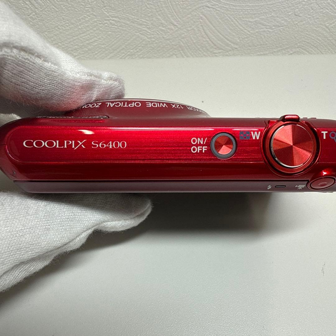 Nikon COOLPIX S6400 赤　動作未確認