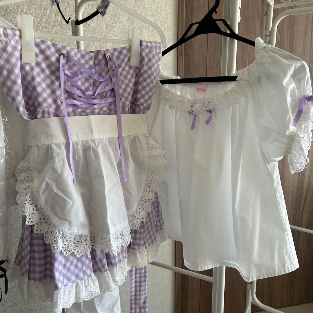 【コスプレ】★キャンディフルーツ★ ラフィーネメイド服 ベビーパープル