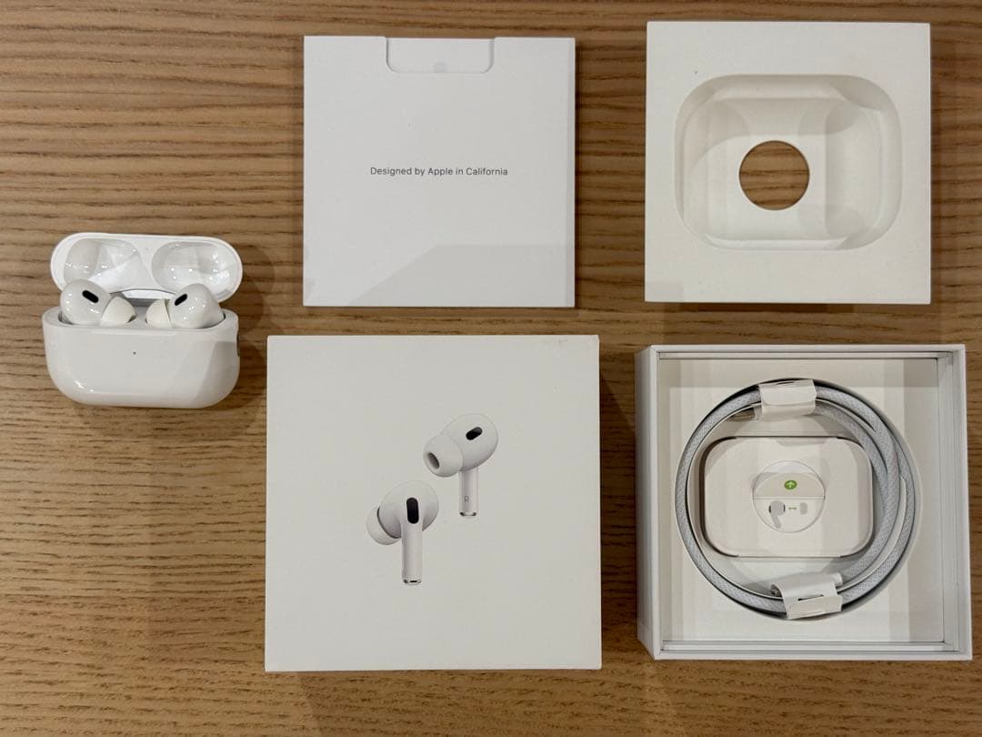 【美品 正規品】AirPods Pro 2 USB-Cモデル 本体カバー付き