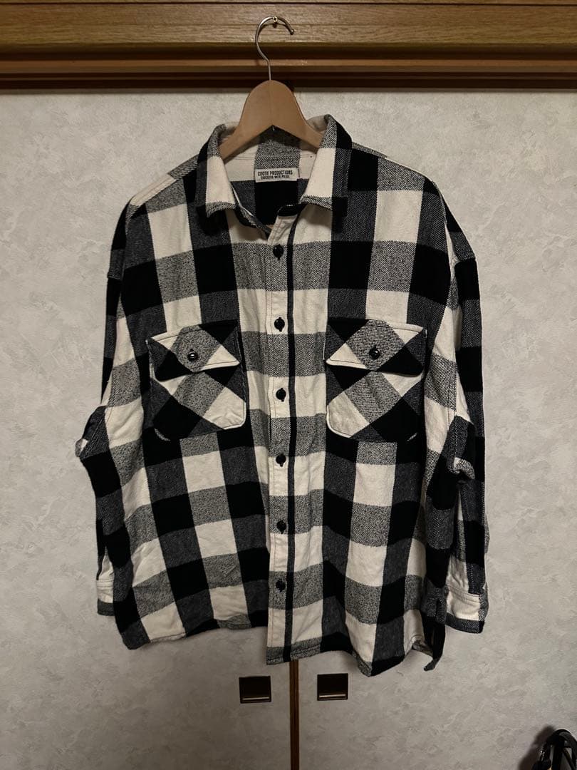 COOTIE バッファローチェックシャツ ジャケットM オーバーサイズ