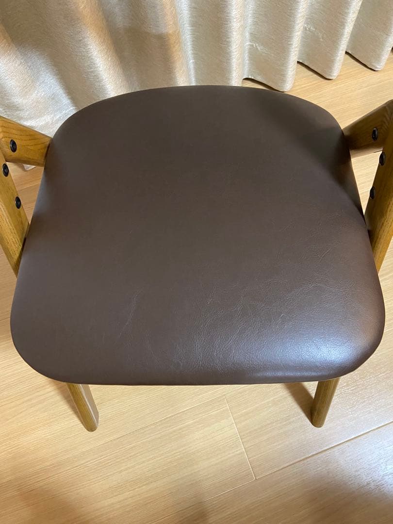 ICHIBA 木製　ナチュラル　チェア　折りたたみ　美品