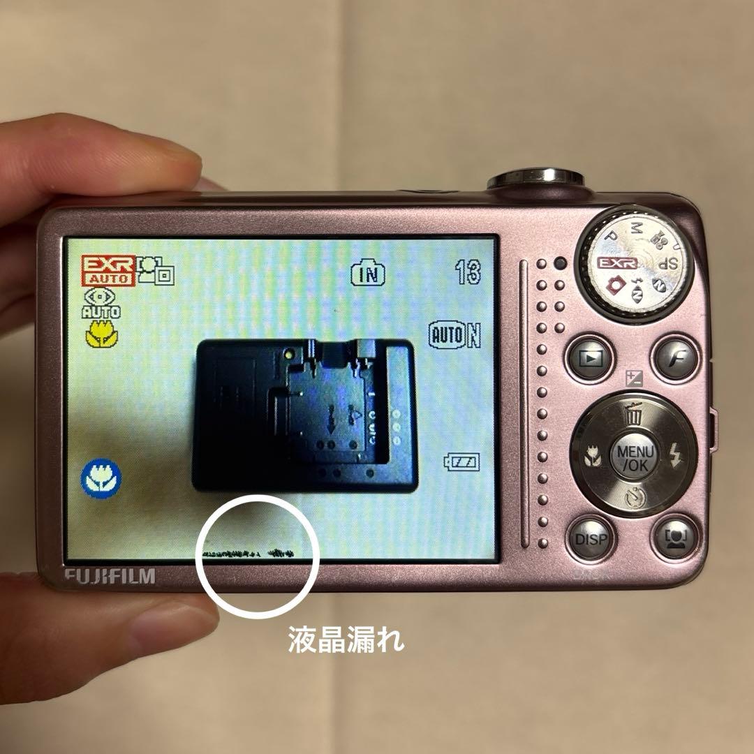 【動作確認済】FUJIFILM FinePix F80EXRピンク コンデジ