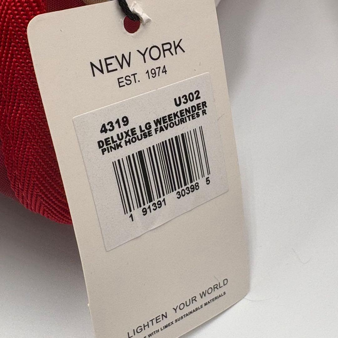 新品 レスポートサック ピンクハウス レッド ボストンバッグ ポーチ付き