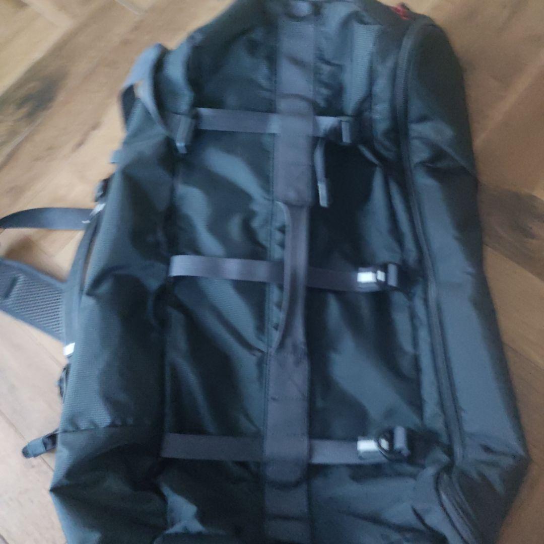 美品　モンベルmont-bell 3-Way ダッフル Kid's 55 黒