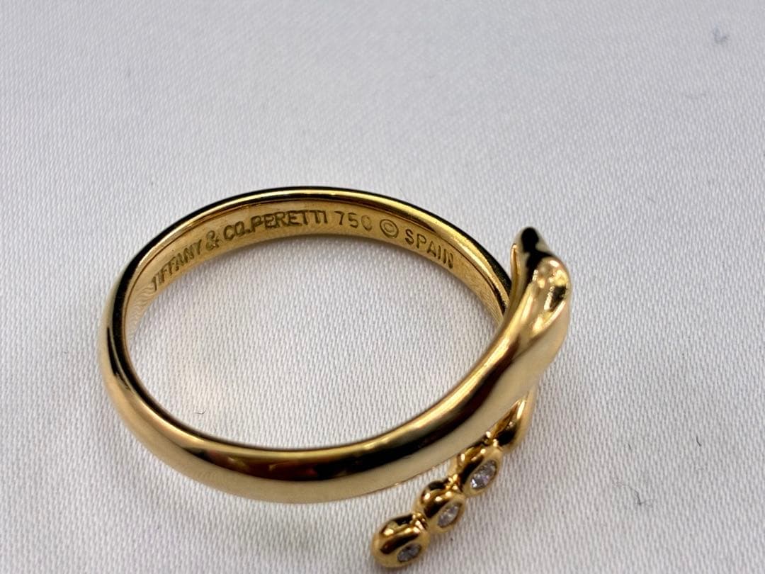 TIFFANY & CO ティファニー & コー K18 スネークリング 14号
