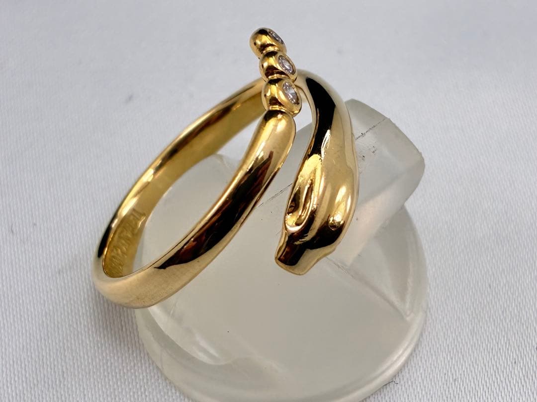 TIFFANY & CO ティファニー & コー K18 スネークリング 14号