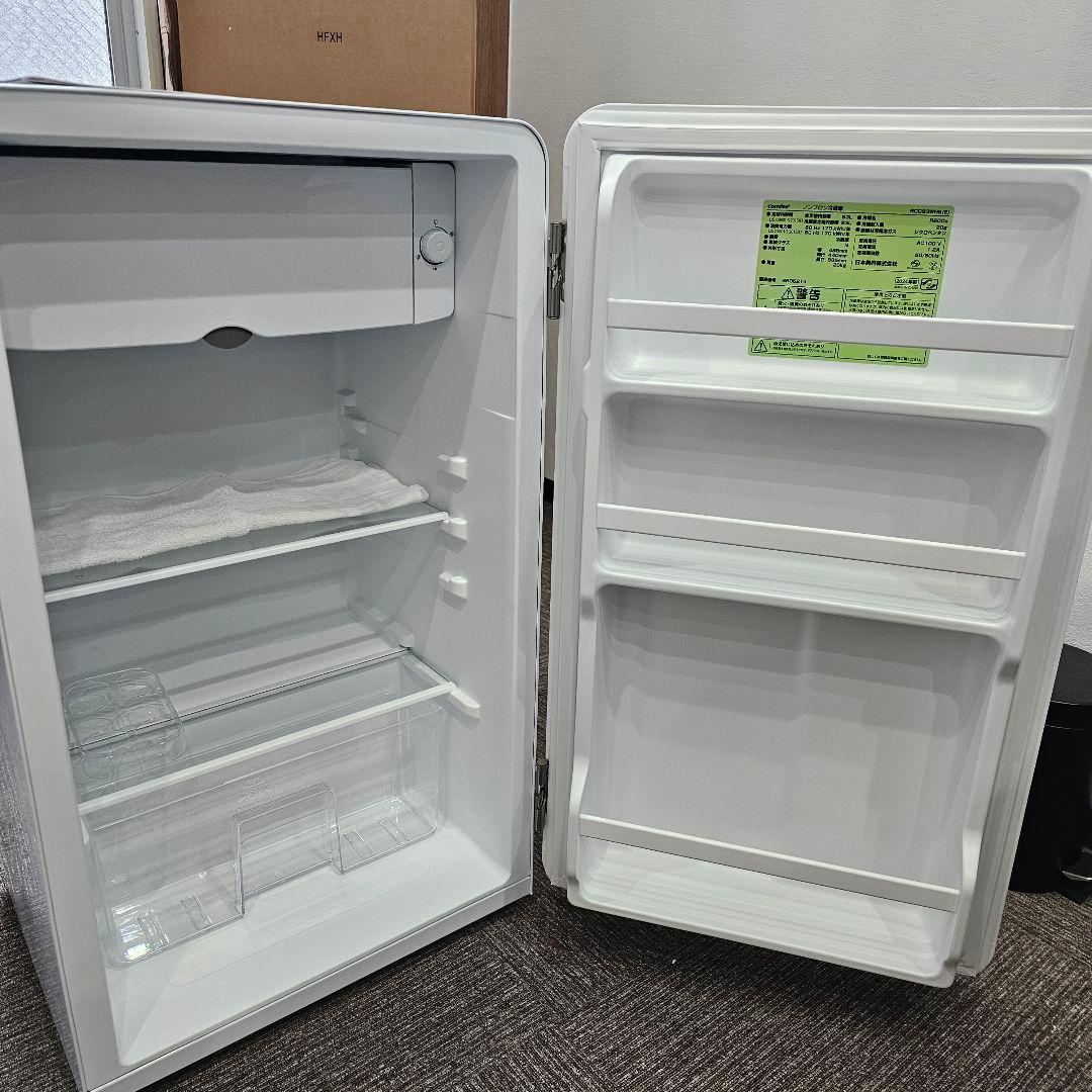 かわいいcomfee 1ドア冷蔵庫 ホワイト