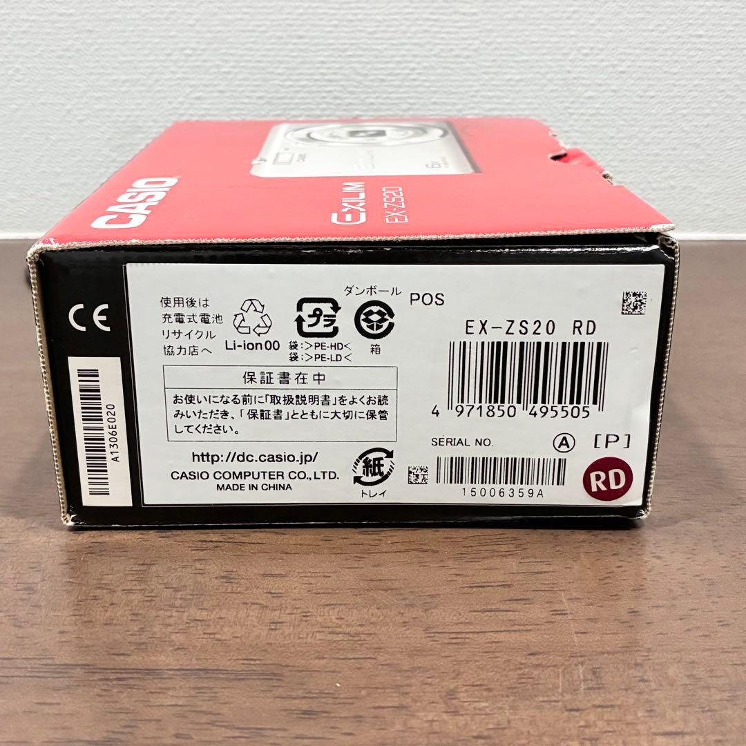 未使用級 CASIO EXILIM EX-ZS20
