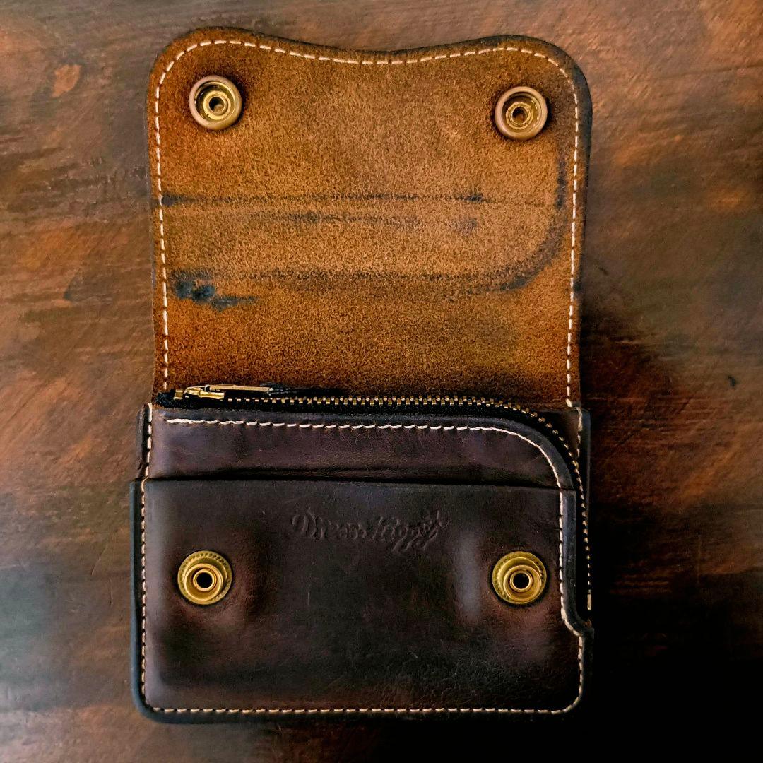 DressHippy ドレスヒッピー オイルドレザー トラッカーウォレット 財布