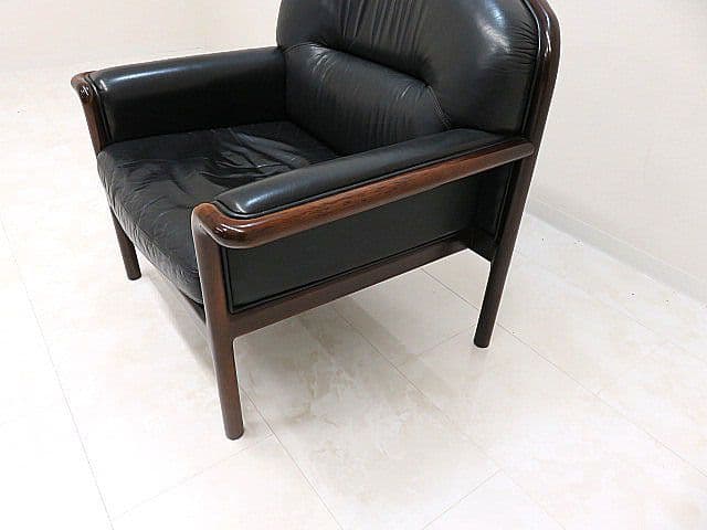 カンディハウス 「クイーン」総革パーソナルソファ　　1人掛けソファ/1Pソファ