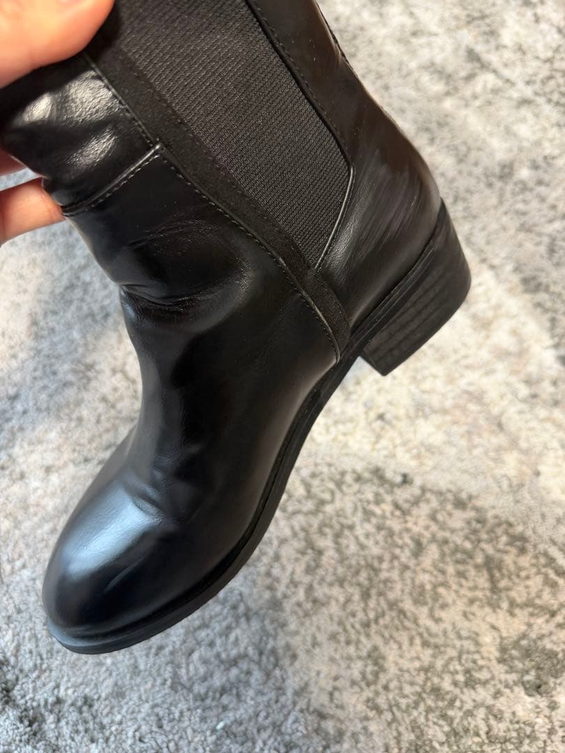 【ほぼ新品/箱あり】HIAND ロングブーツ