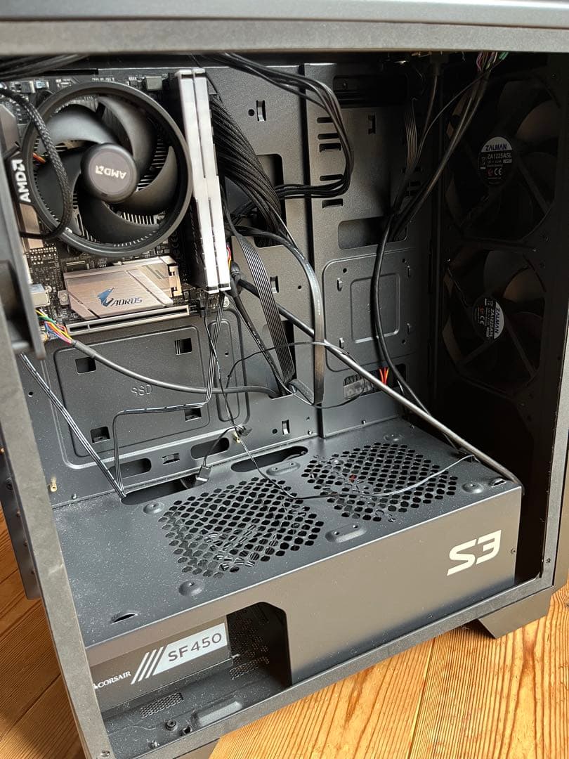 自作PC MINI-ITX B450 Ryzen 3200G 16G 256G