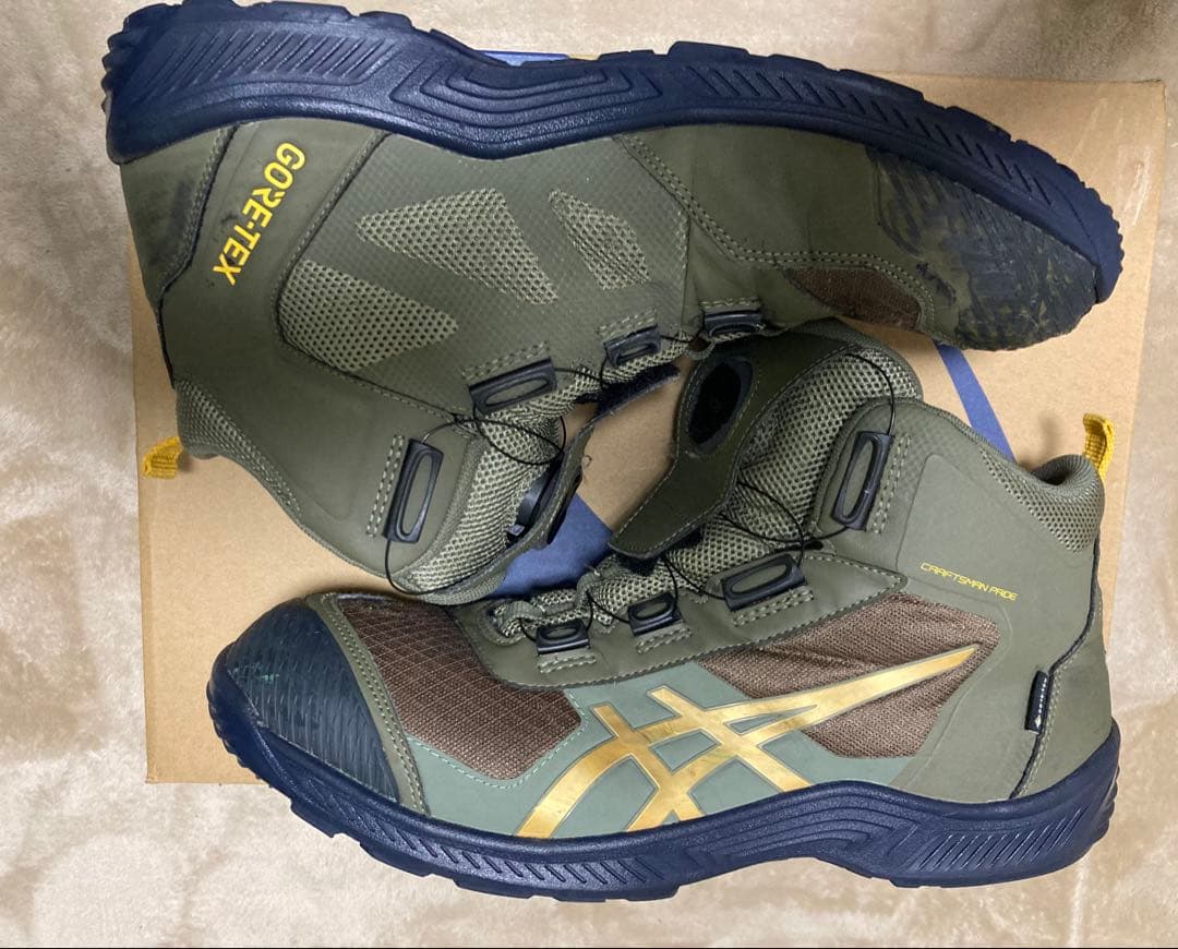 土日限定価格ASICS ウィンジョブ®CP604 G-TX BOA グリーン