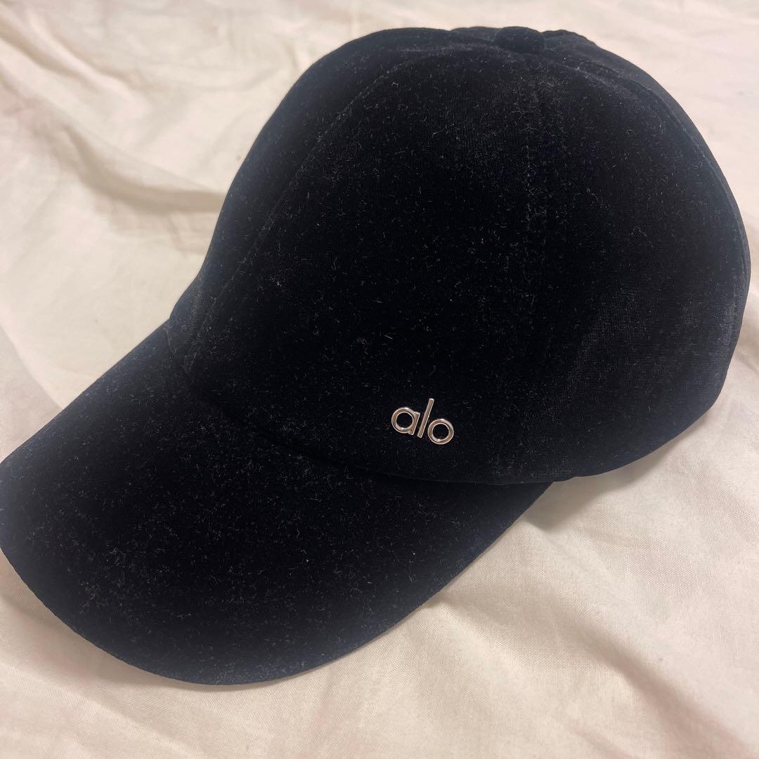新品未使用　Alo ベロアキャップ