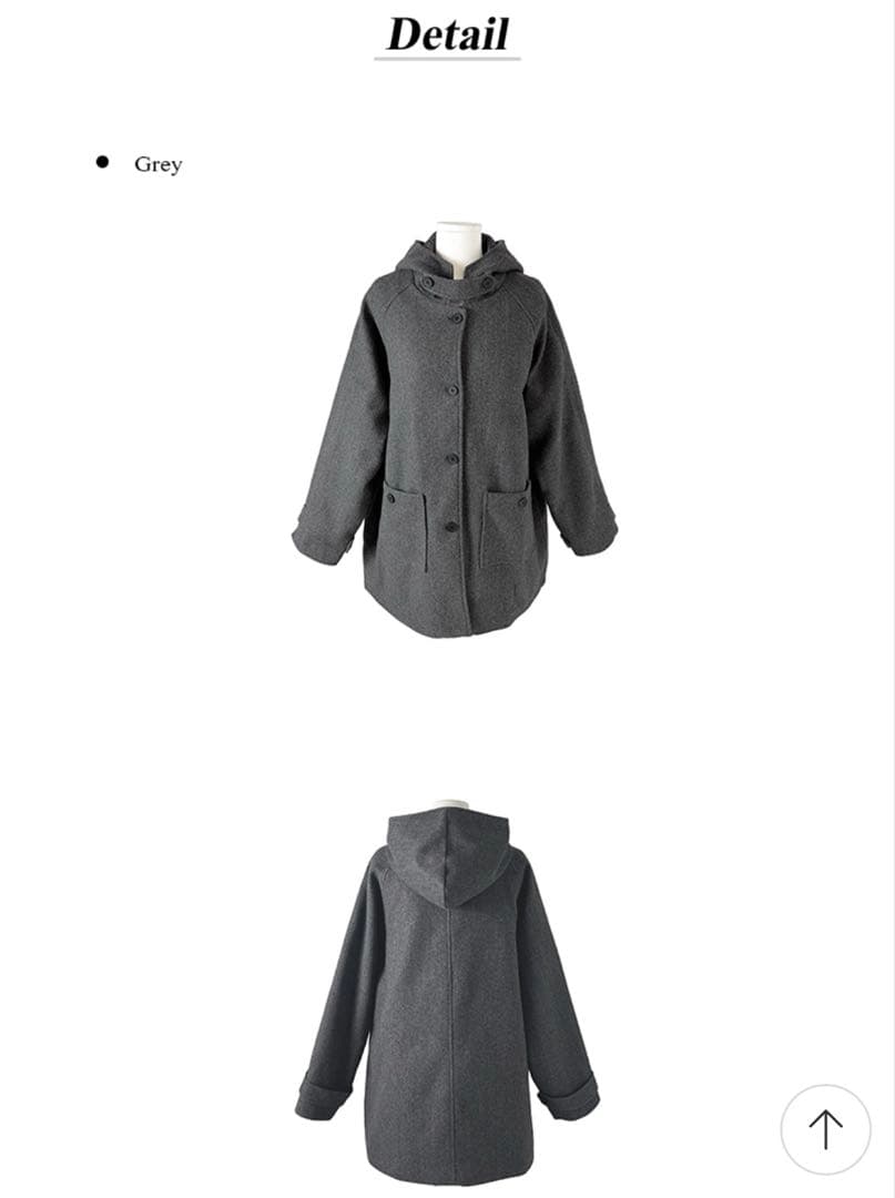 anyonmore エニワンモア キルティングフードハーフコート　値下げ交渉可