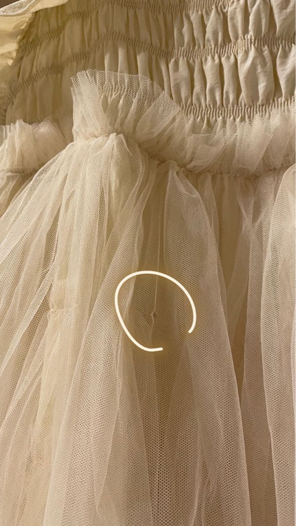 B*e様 PERNA チュールギャザーキャミソール