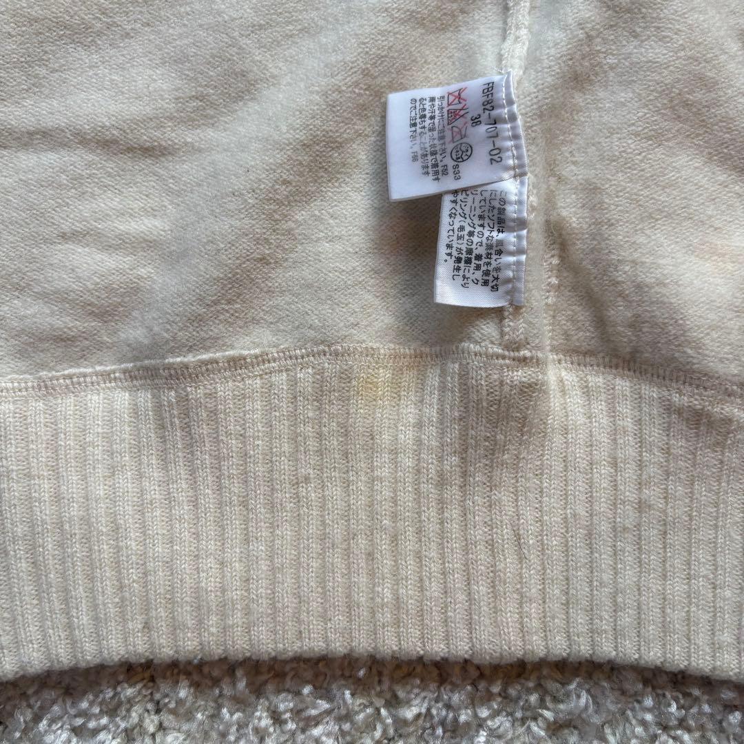 BURBERRY BLUELABEL オフショルニット38 y2k