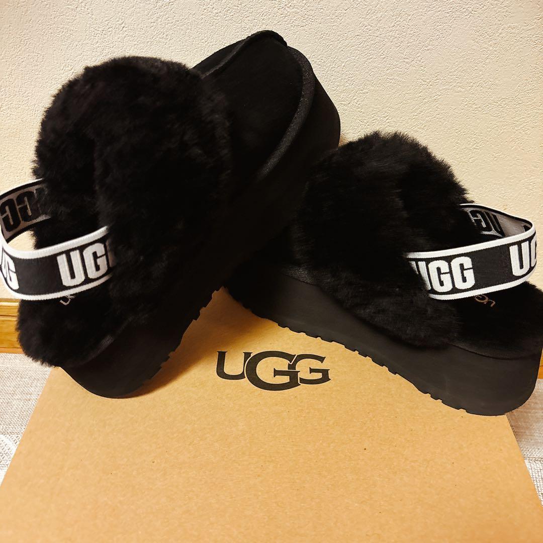 【さらに値下げ】美品✨UGG Funkette ブラック クロッグ