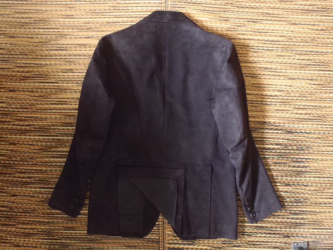 EMMETI エンメティ レザージャケット ネイビー 46 size used