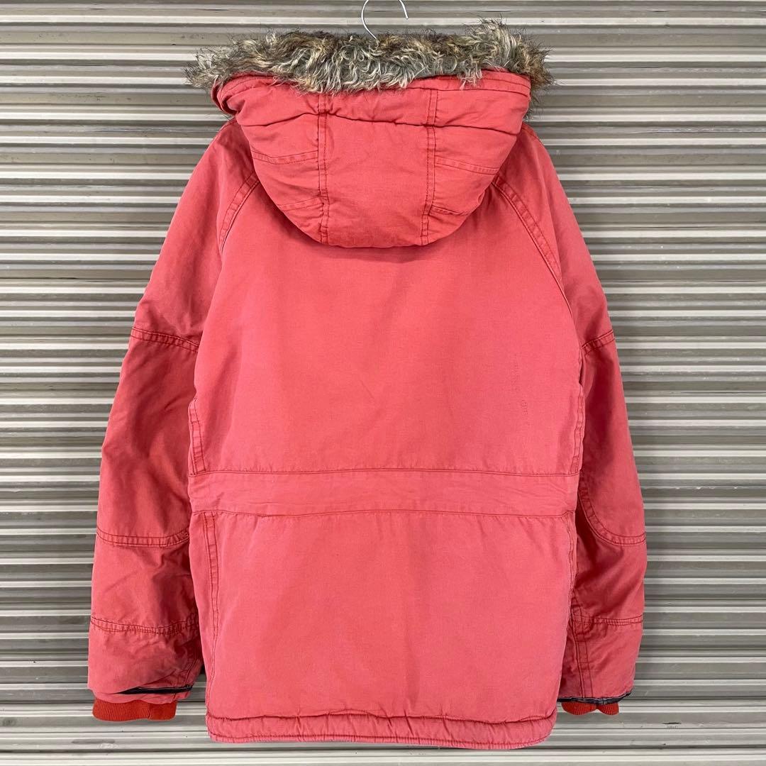 アバクロ used加工 MT.ワシントンジャケット ファーフーデッド 裏地ボア