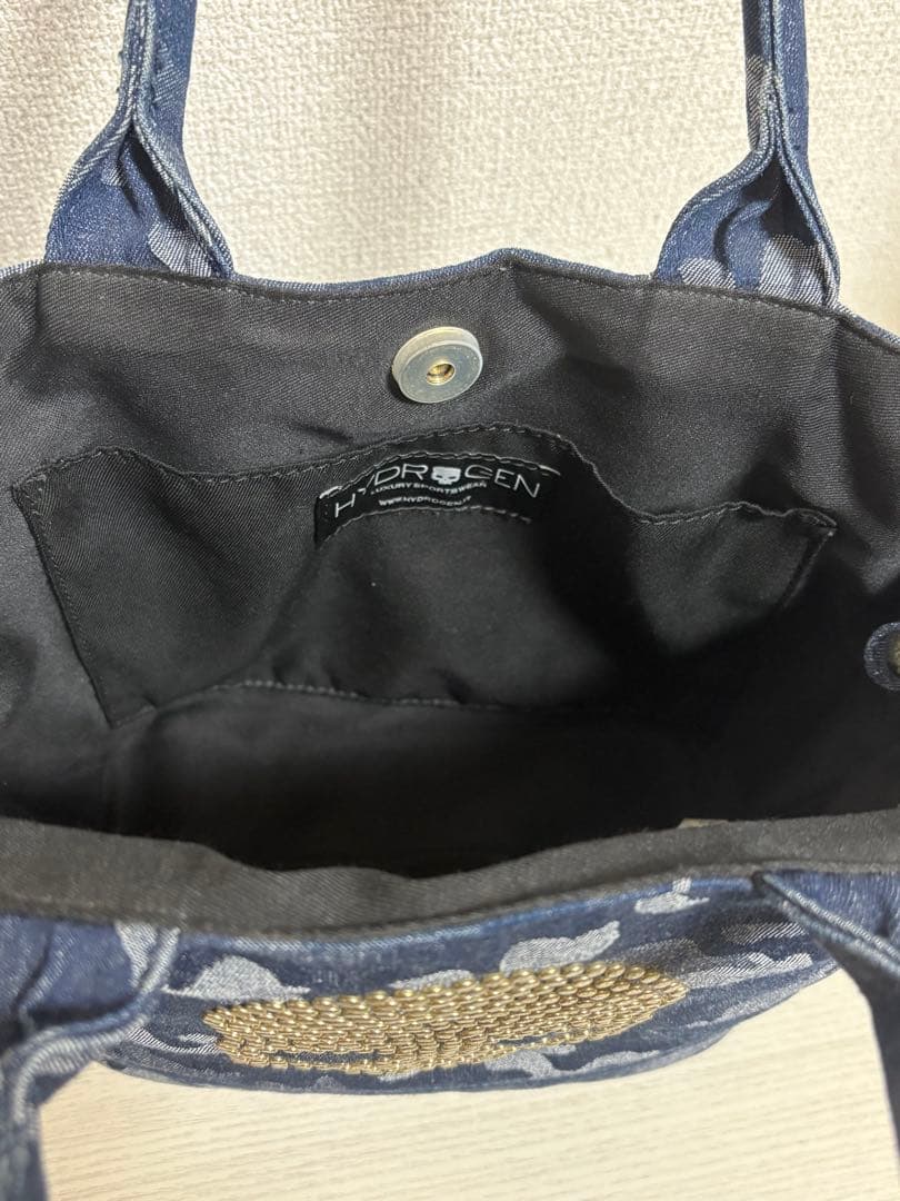 ハイドロゲントートバック　デニム迷彩