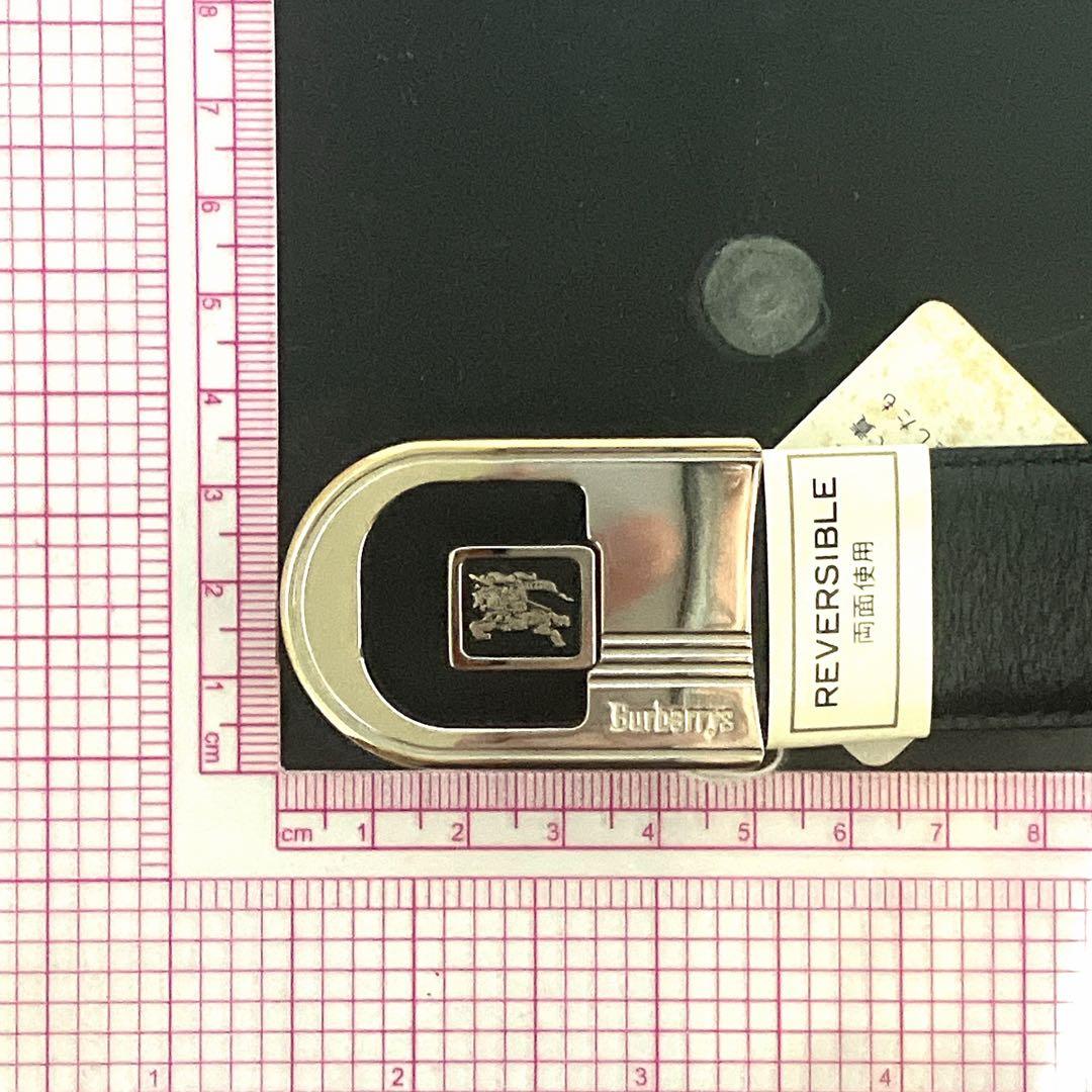 【超希少】【未使用】BURBERRY バーバリー　レザー　ベルト　ビジネス