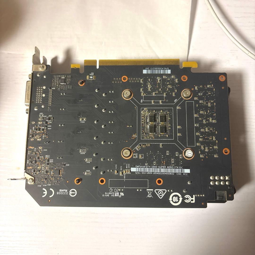 グラフィックボード・グラボ・ビデオカード MSI GeForce GTX1660SUPER AERO ITX OC