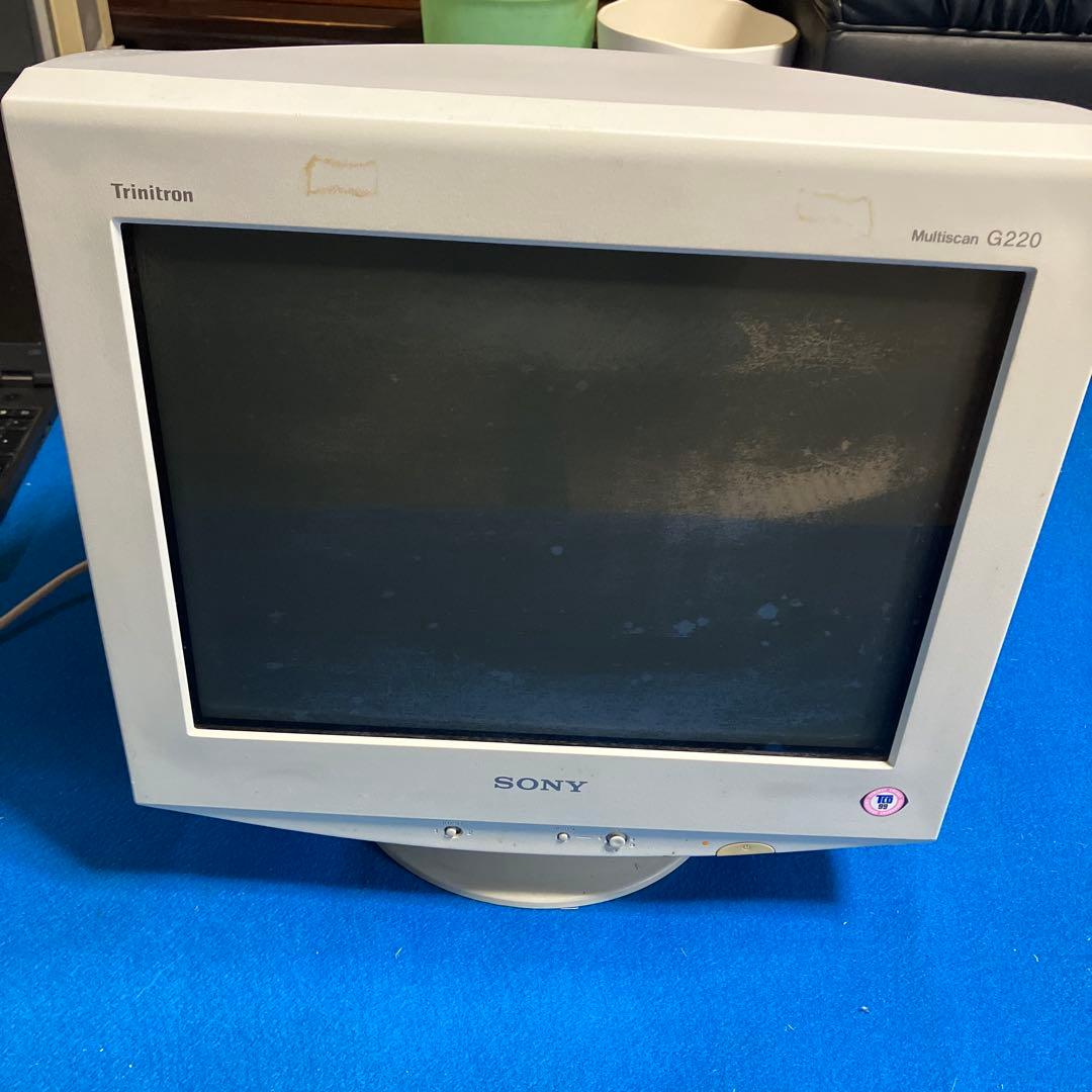 SONY ブラウン管　動作確認済　CPD-G220 17型　レトロ モニター