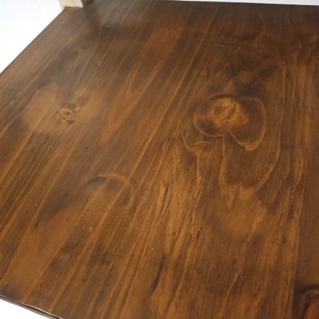 チャーチチェア　木製　アンティーク調　ヴィンテージ風　十字架　ダイニングチェア