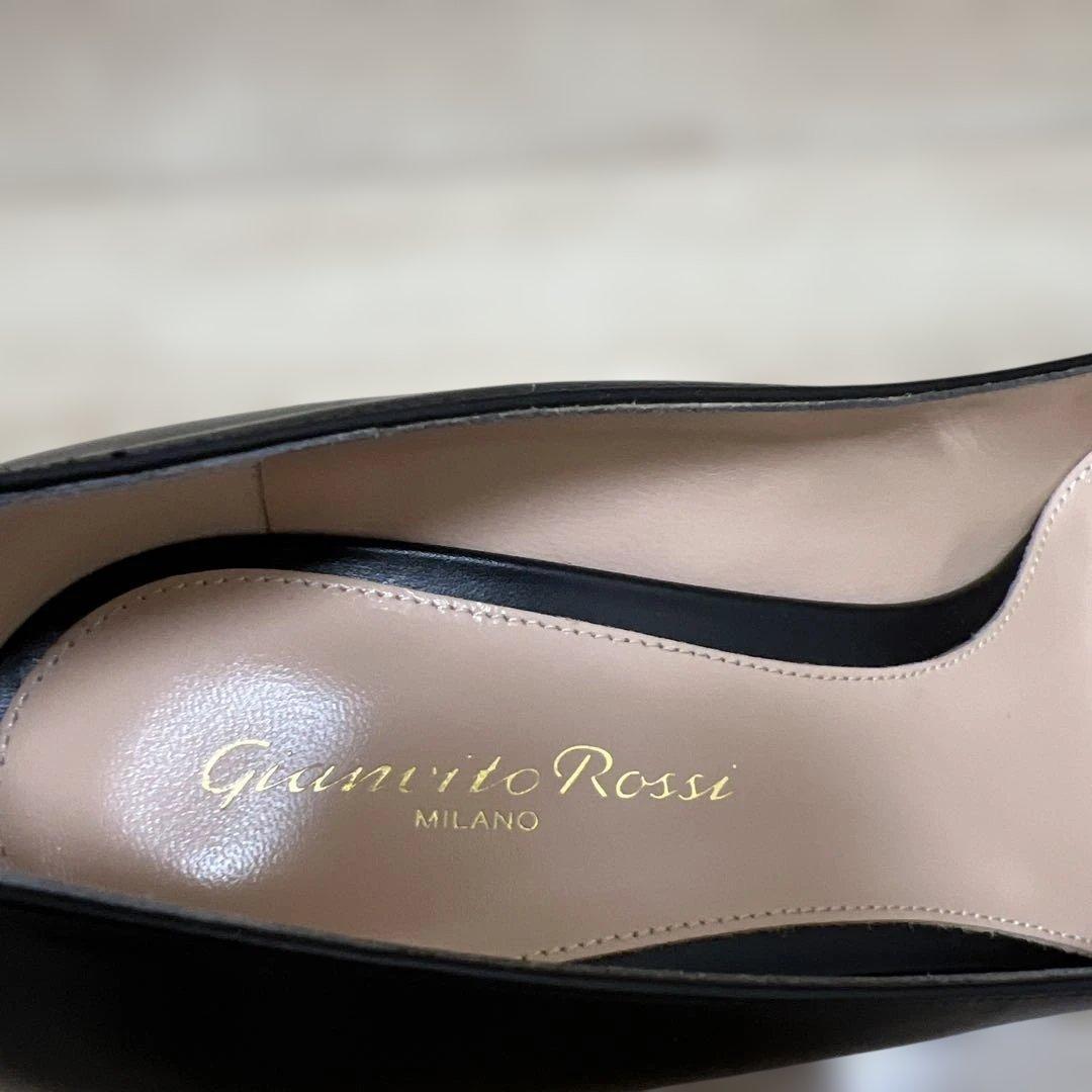 Gianvito Rossi 定番黒パンプス 38 新品未使用