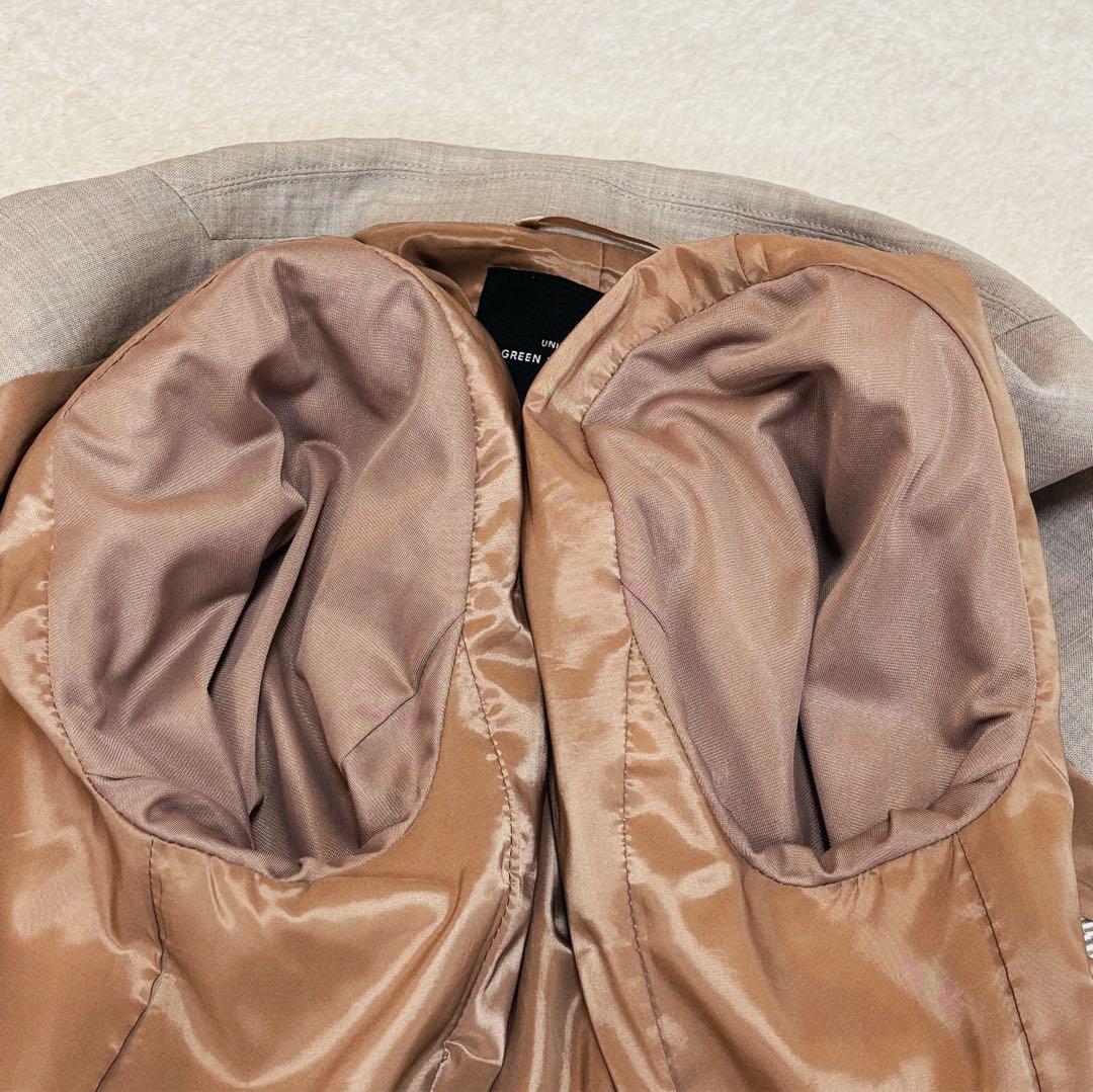 【美品】グリーンレーベルリラクシング カチリラ パンツスーツ セットアップ 36