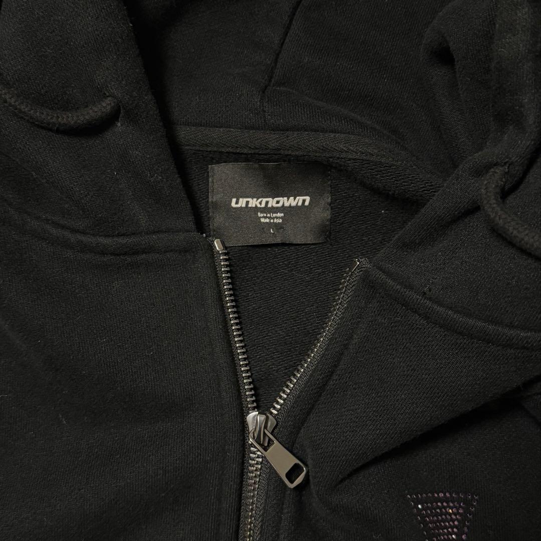 unknown パーカー 紫 十字架