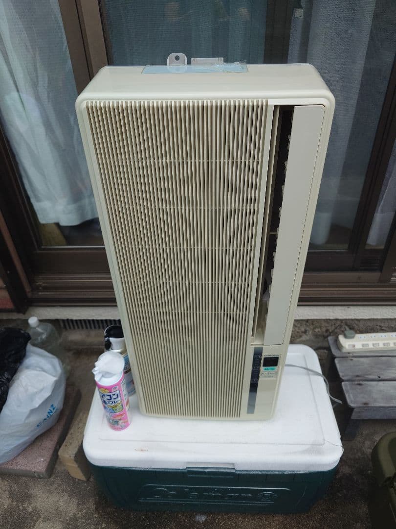 コロナ窓用エアコンバッチリ冷えます。