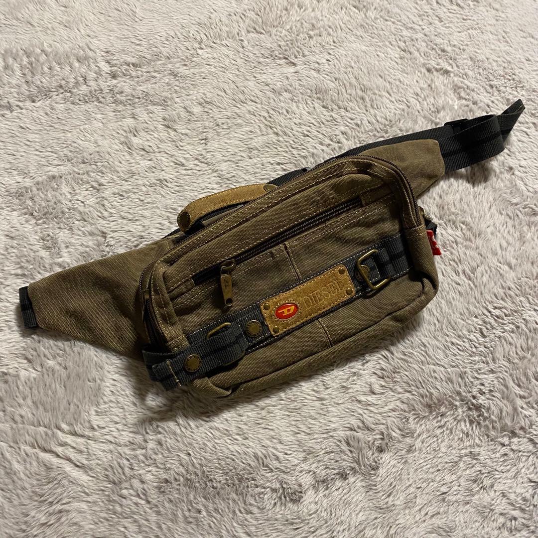 バッグ y2k 00s diesel body bag army