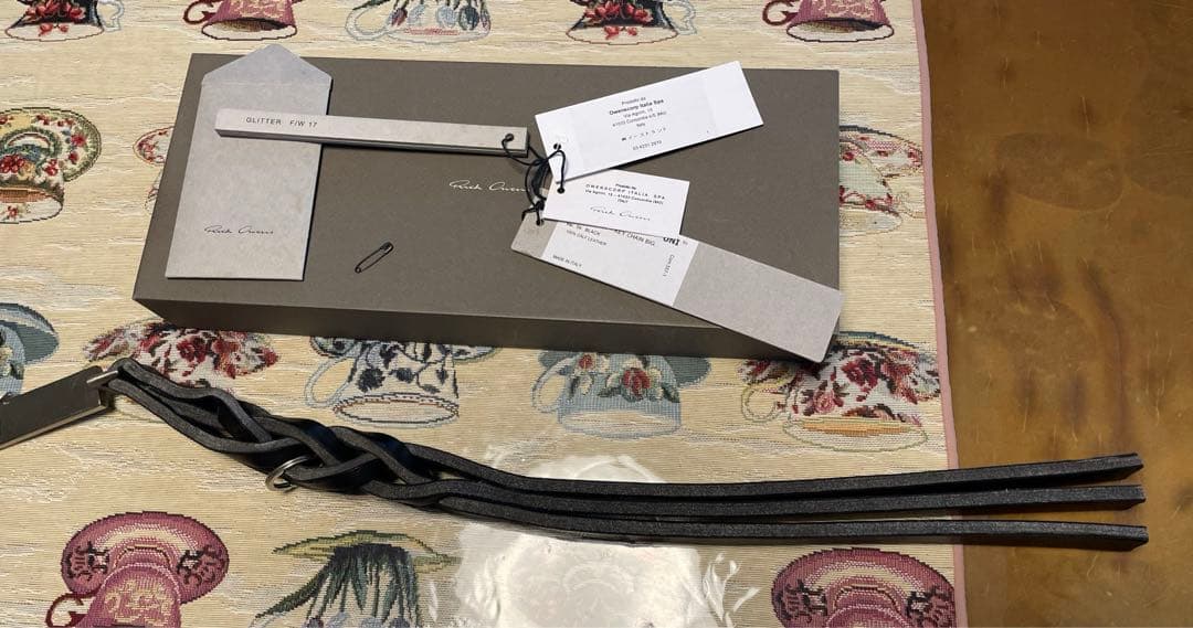 Rick Owens キーチェーン BIG BRAID GLITTER期